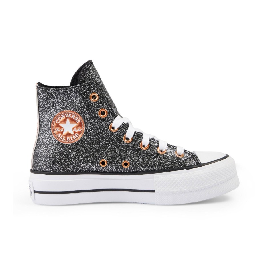 CONVERSE CHUCK TAYLOR ALL STAR LIFT FOREST GLAM A01301C Black