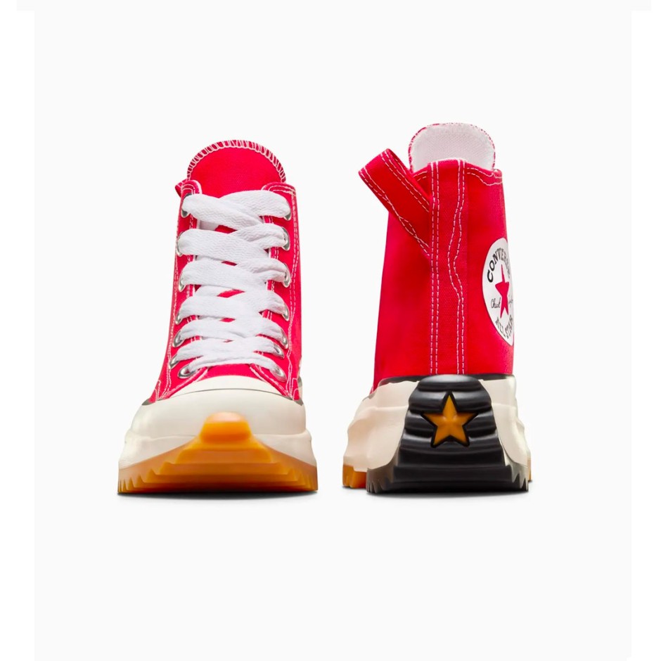 Γυναικεία Sneakers Κόκκινα - Converse Run Star Hike Platform Sketch