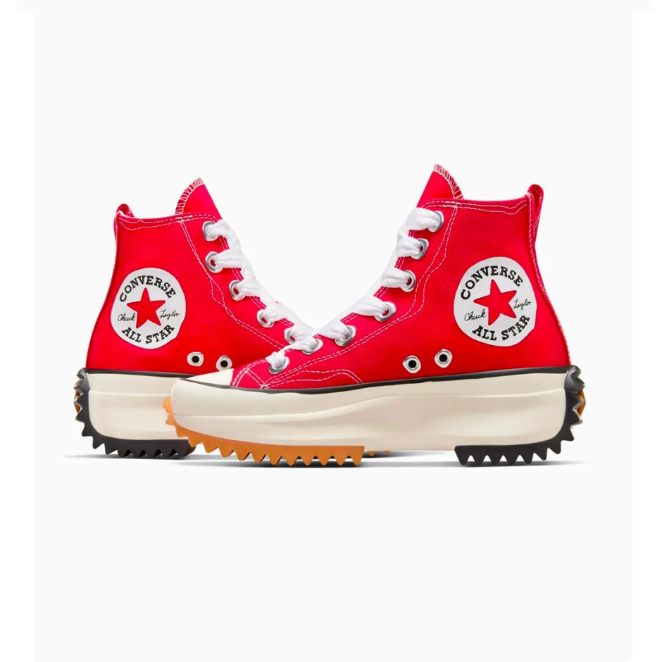 Γυναικεία Sneakers Κόκκινα - Converse Run Star Hike Platform Sketch