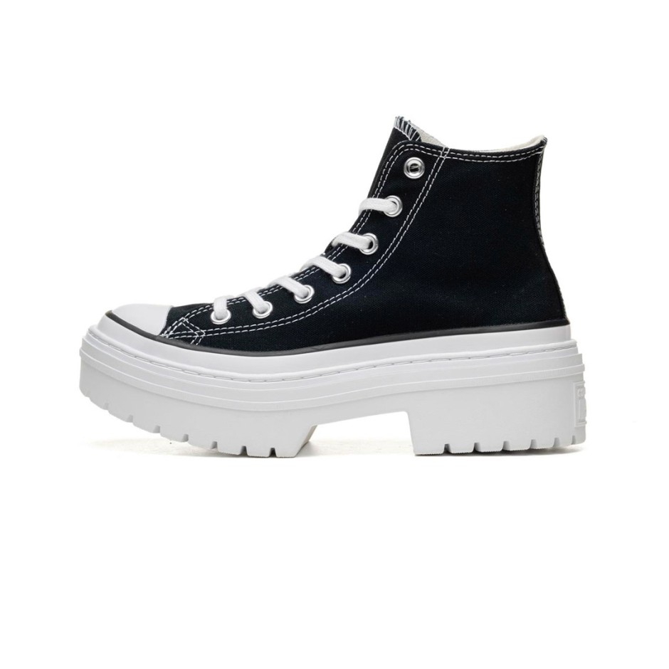 Γυναικεία Sneakers Μαύρα - Converse Chuck Taylor All Star Lugged Heel Platform