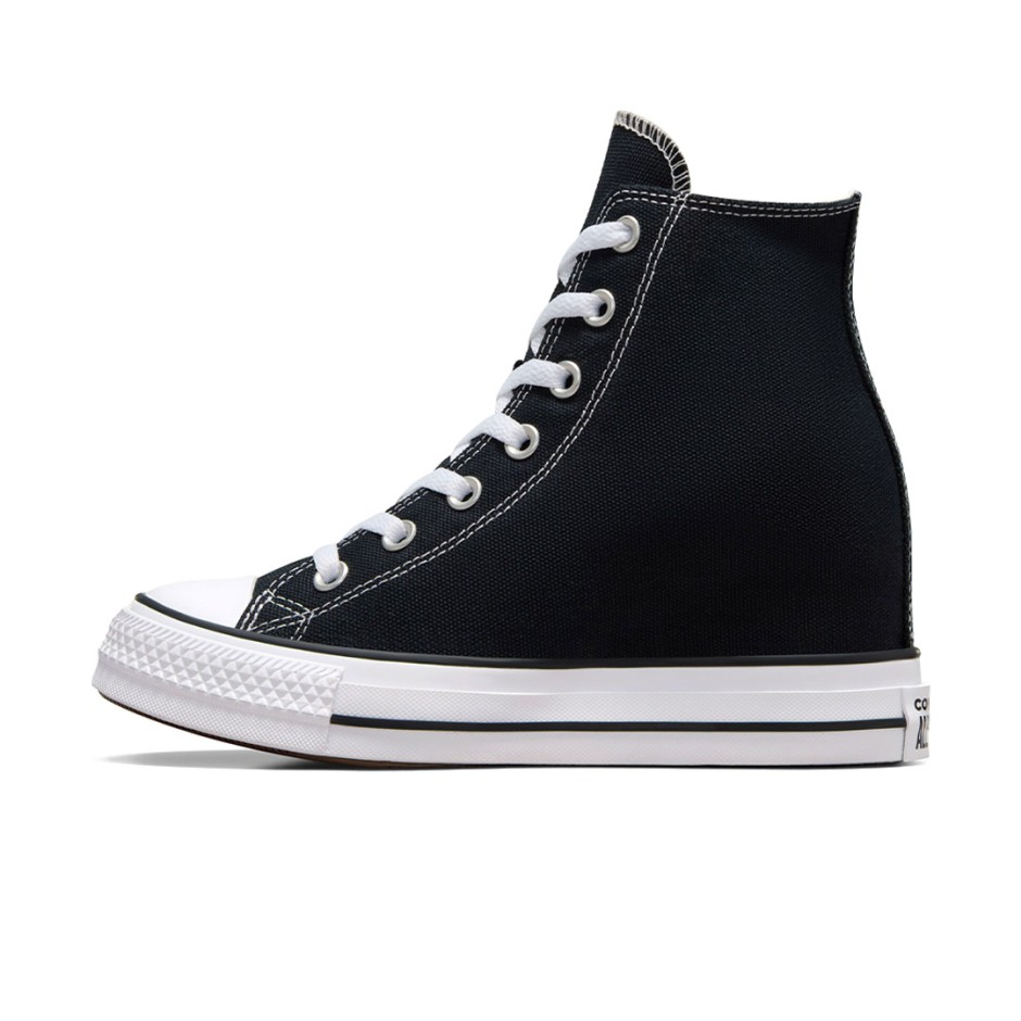 Γυναικεία Sneakers Μαύρα - Converse Chuck Taylor All Star Classic Wedge Platform