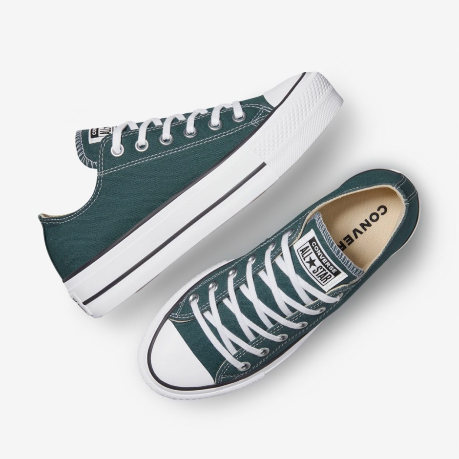 Γυναικεία Sneakers Κυπαρισσί - Converse Chuck Taylor All Star Lift Platform 