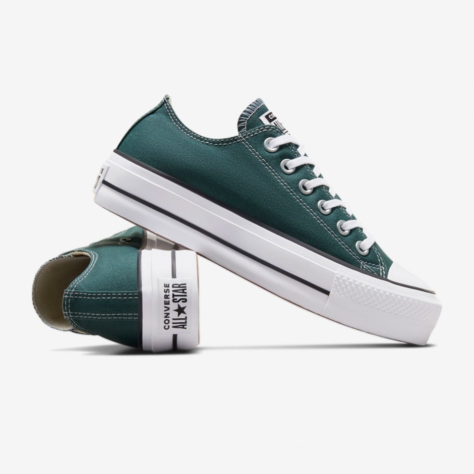 Γυναικεία Sneakers Κυπαρισσί - Converse Chuck Taylor All Star Lift Platform 