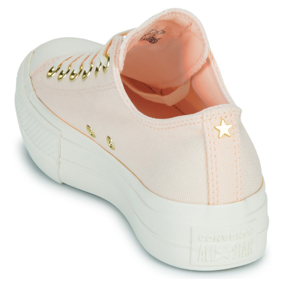 Γυναικεία Sneakers Ροζ - Converse Chuck Taylor All Star Lift Gold