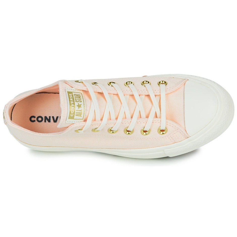 Γυναικεία Sneakers Ροζ - Converse Chuck Taylor All Star Lift Gold