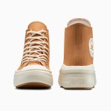 Γυναικεία Sneakers Καφέ - Converse Chuck Taylor All Star Move Platform  Εικόνα 4
