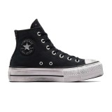 CONVERSE CHUCK TAYLOR ALL STAR LIFT PLATFORM CHROME A06450C Black Image 