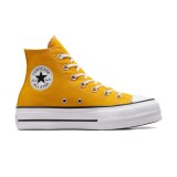 Converse Chuck Taylor All Star Lift Platform Μουσταρδί - Γυναικεία Sneakers Εικόνα 