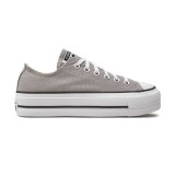Γυναικεία Sneakers Γκρι - Converse Chuck Taylor All Star Lift Εικόνα 
