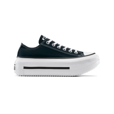 Γυναικεία Sneakers Μαύρα - Converse Chuck Taylor All Star Lift Double Stack Platform