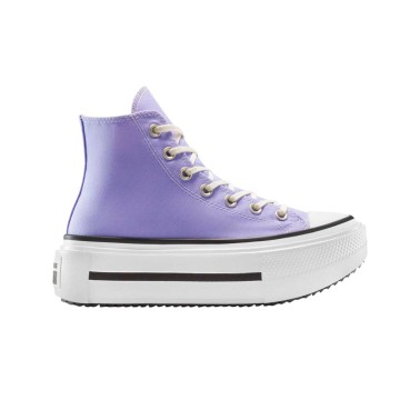 Γυναικεία Sneakers Μωβ - Converse Chuck Taylor All Star Lift Double Stack