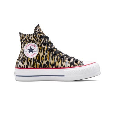 Γυναικεία Sneakers Πολύχρωμα - Converse Chuck Taylor All Star Lift Platform Leopard