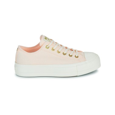 Γυναικεία Sneakers Ροζ - Converse Chuck Taylor All Star Lift Gold