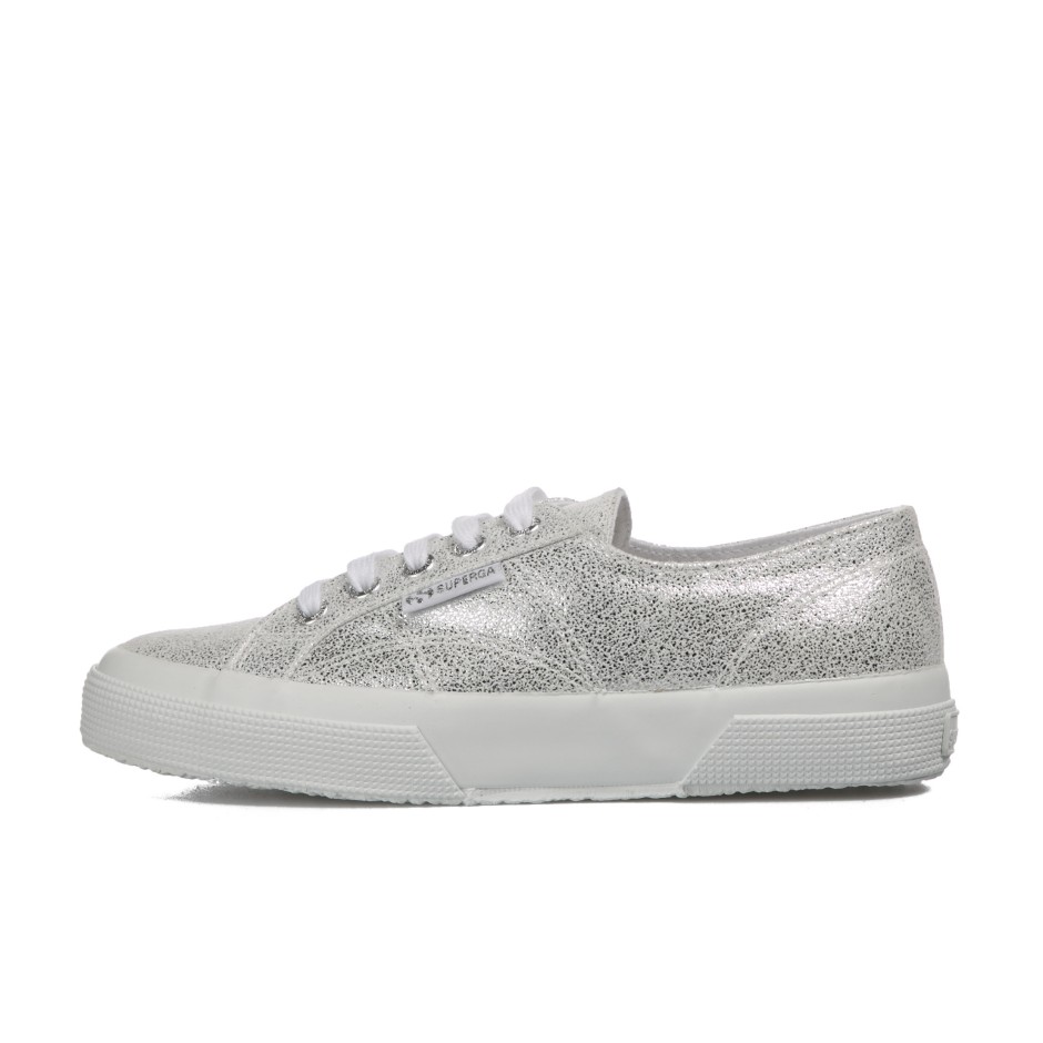SUPERGA 2750-JERSEYFROSTLAMEW S00FPX0-G69 Λευκό