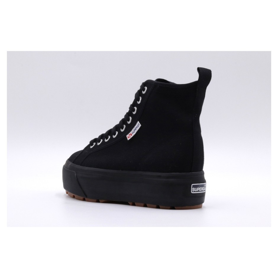 Γυναικεία Παπούτσια SUPERGA 2708 HI TOP TANK Μαύρο S2123DW-996 