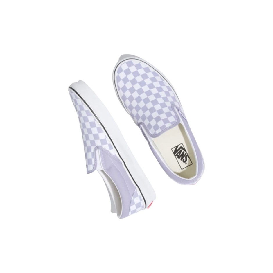 VANS CHECKERBOARD CLASSIC SLIP-ON VXG8ARV-ARV Lilac