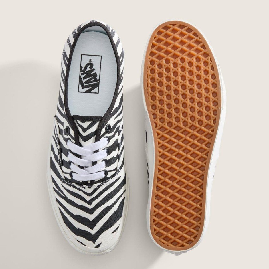 Women's Sneakers White-Black - Vans Authentic