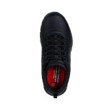 SKECHERS BUNGEE SLIP RESISTANT ATHLETIC 108214-BLK Black Image 2