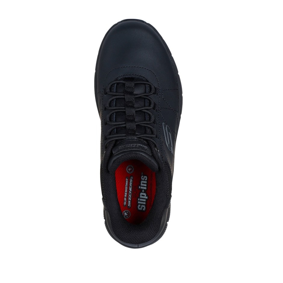 Γυναικεία Παπούτσια Εργασίας Μαύρα - Skechers Slip-ins Work: Nampa-Cottonbud