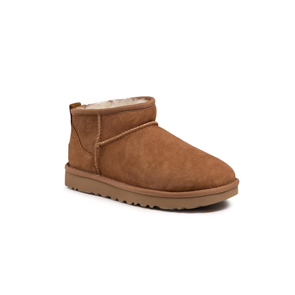 Γυναικεία Μποτάκια Καφέ - UGG Classic Ultra Mini