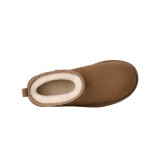 Γυναικεία Μποτάκια Καφέ - UGG Classic Ultra Mini Platform Εικόνα 3