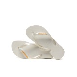 HAVAIANAS TOP LOGO METALLIC 4127244-0001 White Image 1