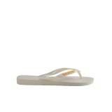 HAVAIANAS TOP LOGO METALLIC 4127244-0001 White Image 2