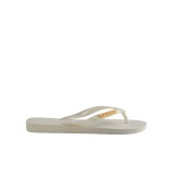 HAVAIANAS TOP LOGO METALLIC 4127244-0001 Λευκό