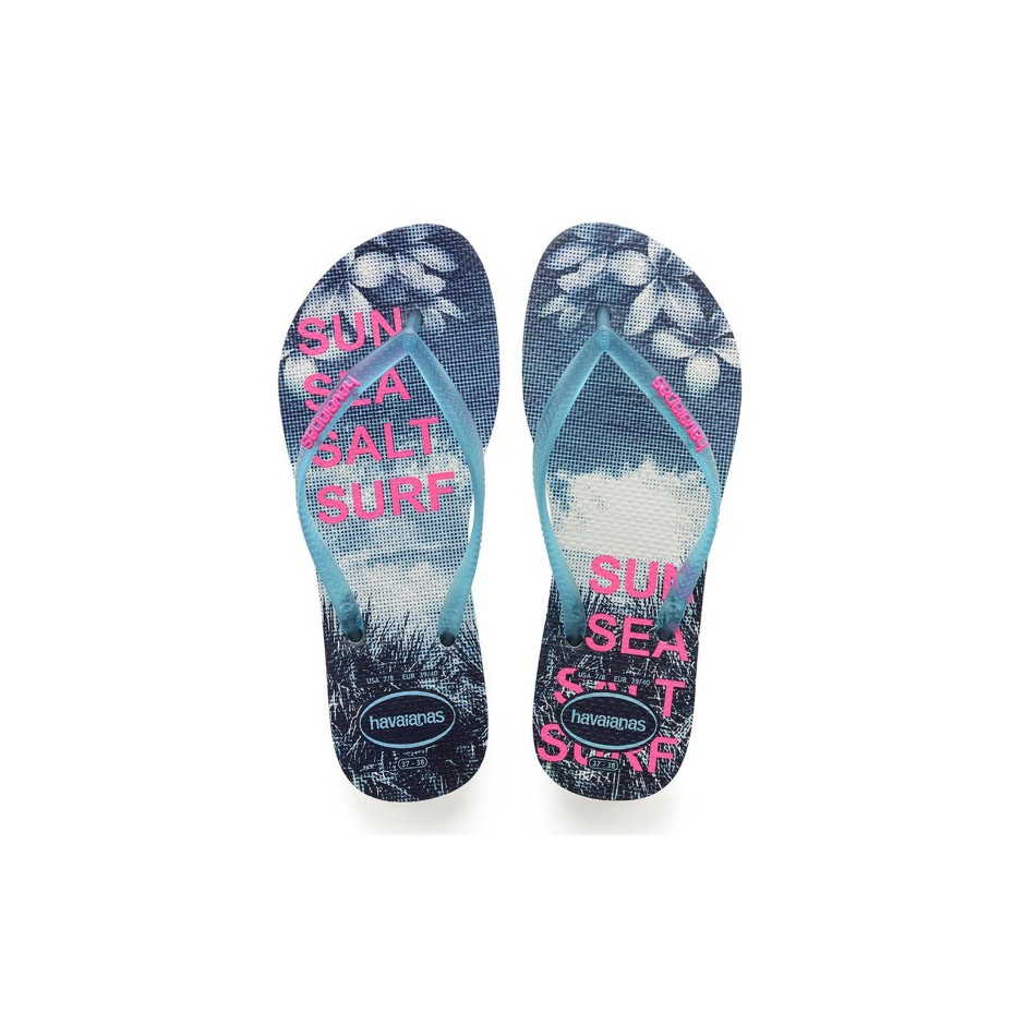 HAVAIANAS SLIM PAISAGE 4132614-0073 Μπλε