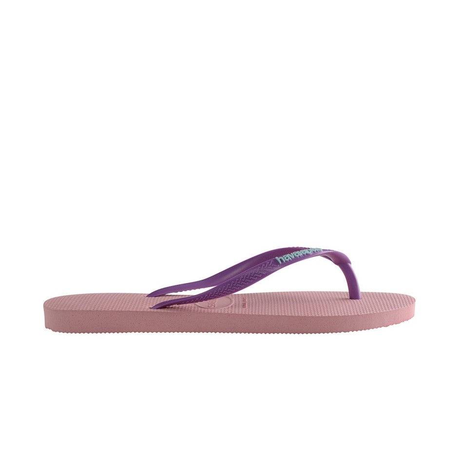 HAVAIANAS SLIM LOGO 4119787-5217 Σομόν
