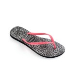 HAVAIANAS SLIM LEOPARD 4145480-0090 White-Black Image 1