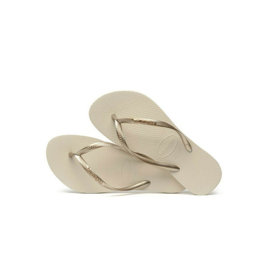 Women's Flip-Flops Beige - Havaianas Slim
