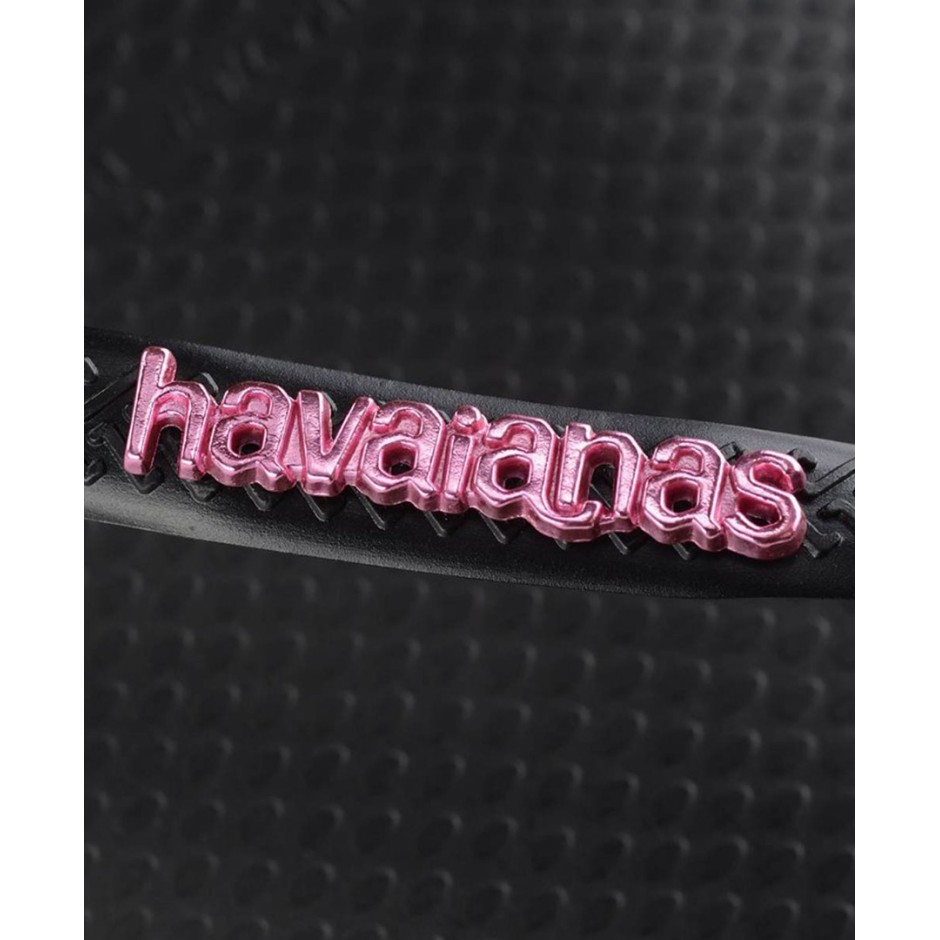 HAVAIANAS HAV. SLIM LOGO METALLIC 4119875-1094 Black