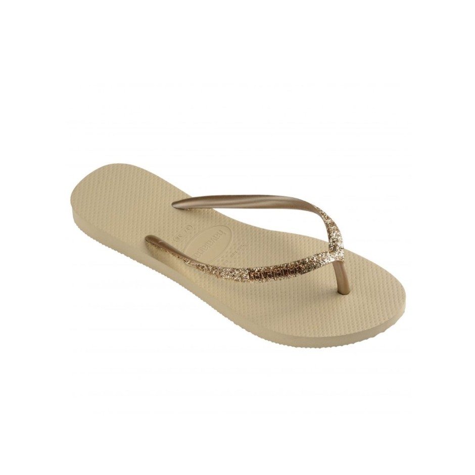 HAVAIANAS HAV. SLIM GLITTER II 4146975-0154 Μπέζ