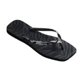 HAVAIANAS SQUARE VELVET Μαύρο Εικόνα 0