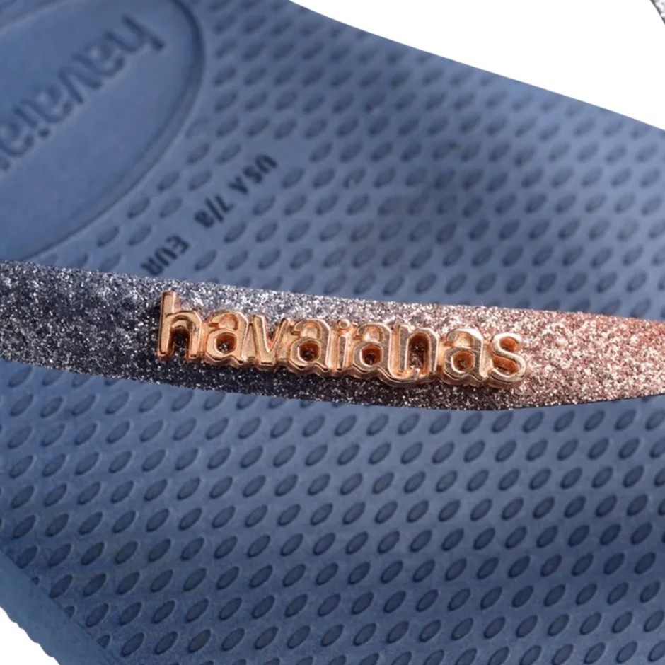HAVAIANAS SQUARE GLITTER 4148102-0089 Blue