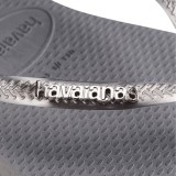 HAVAIANAS SLIM LOGO METALLIC 4119875-5178 Grey Image 2