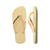 Γυναικείες Σαγιονάρες Εκρού - Havaianas Brasil Logo Εικόνα 4