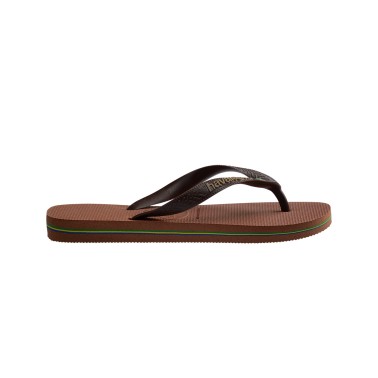 Γυναικείες Σαγιονάρες Καφέ - Havaianas Brasil Logo