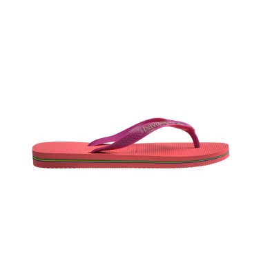 Γυναικείες Σαγιονάρες Κοραλί - Havaianas Brasil Logo