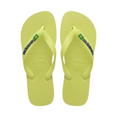 Γυναικείες Σαγιονάρες Λαχανί - Havaianas Brasil Logo