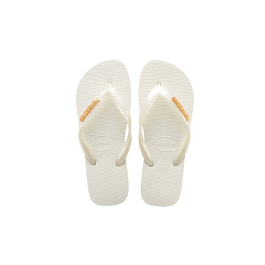 HAVAIANAS TOP LOGO METALLIC 4127244-0001 White