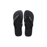 HAVAIANAS TOP LOGO METALLIC 4127244-1069 Black Image 