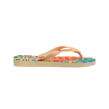 Γυναικείες Σαγιονάρες Μπεζ - Havaianas Top Bossa Butte
