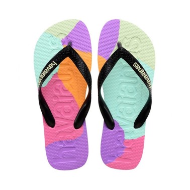 Γυναικείες Σαγιονάρες Πολύχρωμες - Havaianas Top Logomania Colors II