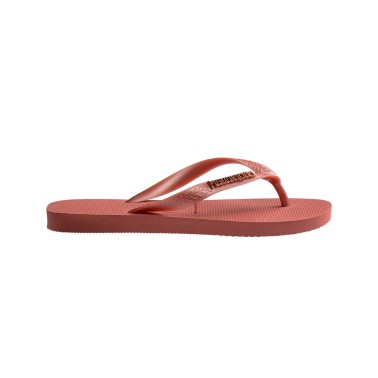 Γυναικείες Σαγιονάρες Ροζ - Havaianas Top Logo Metallic