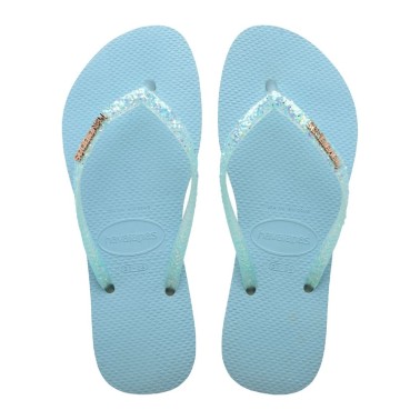 HAVAIANAS SLIM GLITTER FLOURISH 4147122 Siel