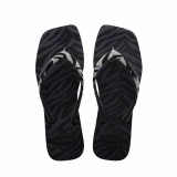 HAVAIANAS SQUARE VELVET Μαύρο Εικόνα 