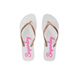 SUPERDRY SUPER SLEEK FLIP FLOP GF3156TT-J2H Λευκό Εικόνα 