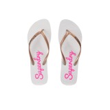 SUPERDRY SUPER SLEEK FLIP FLOP GF3156TT-J2H Λευκό